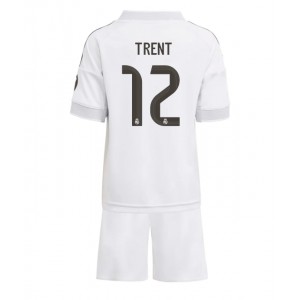 Fotbalové Dres Real Madrid Alexander-Arnold #12 Dětské Domácí Oblečení 2025-26 Krátký Rukáv (+ trenýrky)